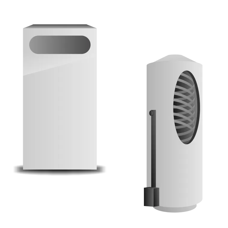 Электрокотел с водонагревателем накопительного типа с внутренним трубчатым теплообменником.